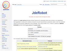 Tablet Screenshot of jderobot.org
